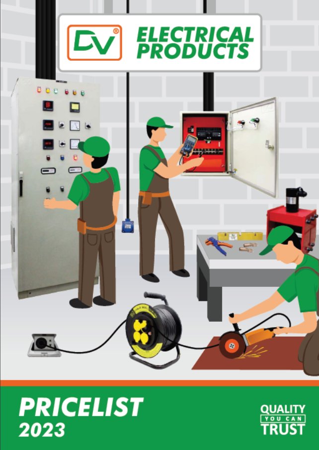 Cover thumbnail: DV Electric Pricelist - 2023